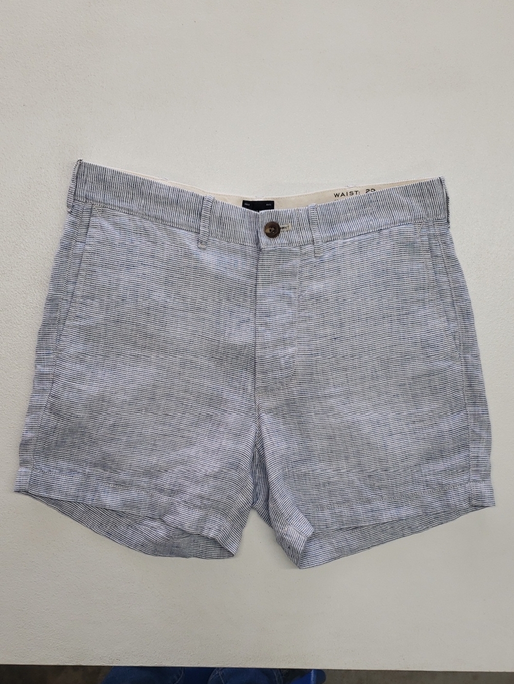 J. Crew 5" Linen Shorts Men's Size 29"